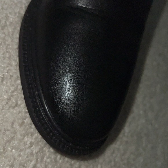 Coach, Farrah black leather riding boot 7 - Picture 10 of 12